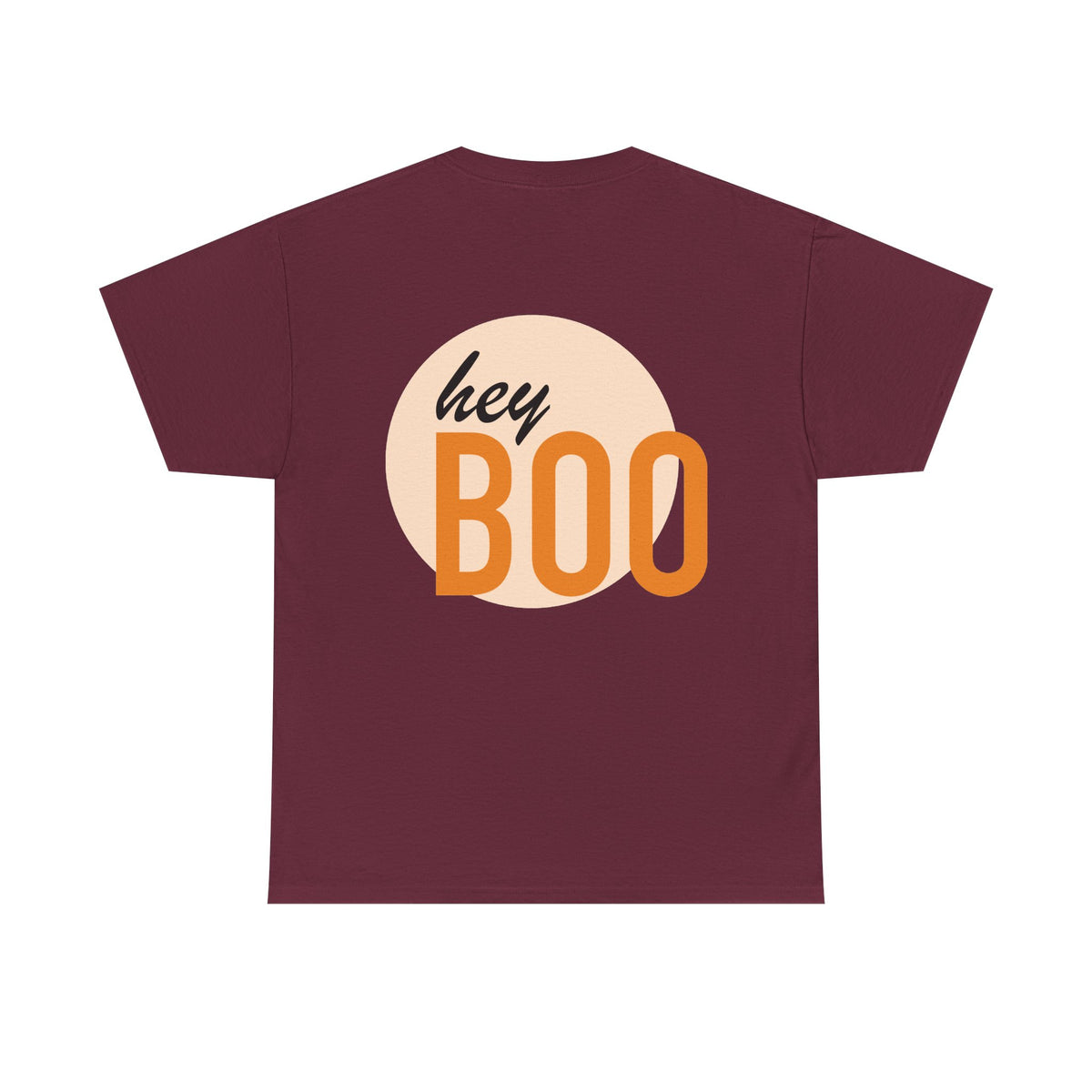 Halloween Skull Tee — “I Fucking Love Halloween!!” Front + Hey Boo Back