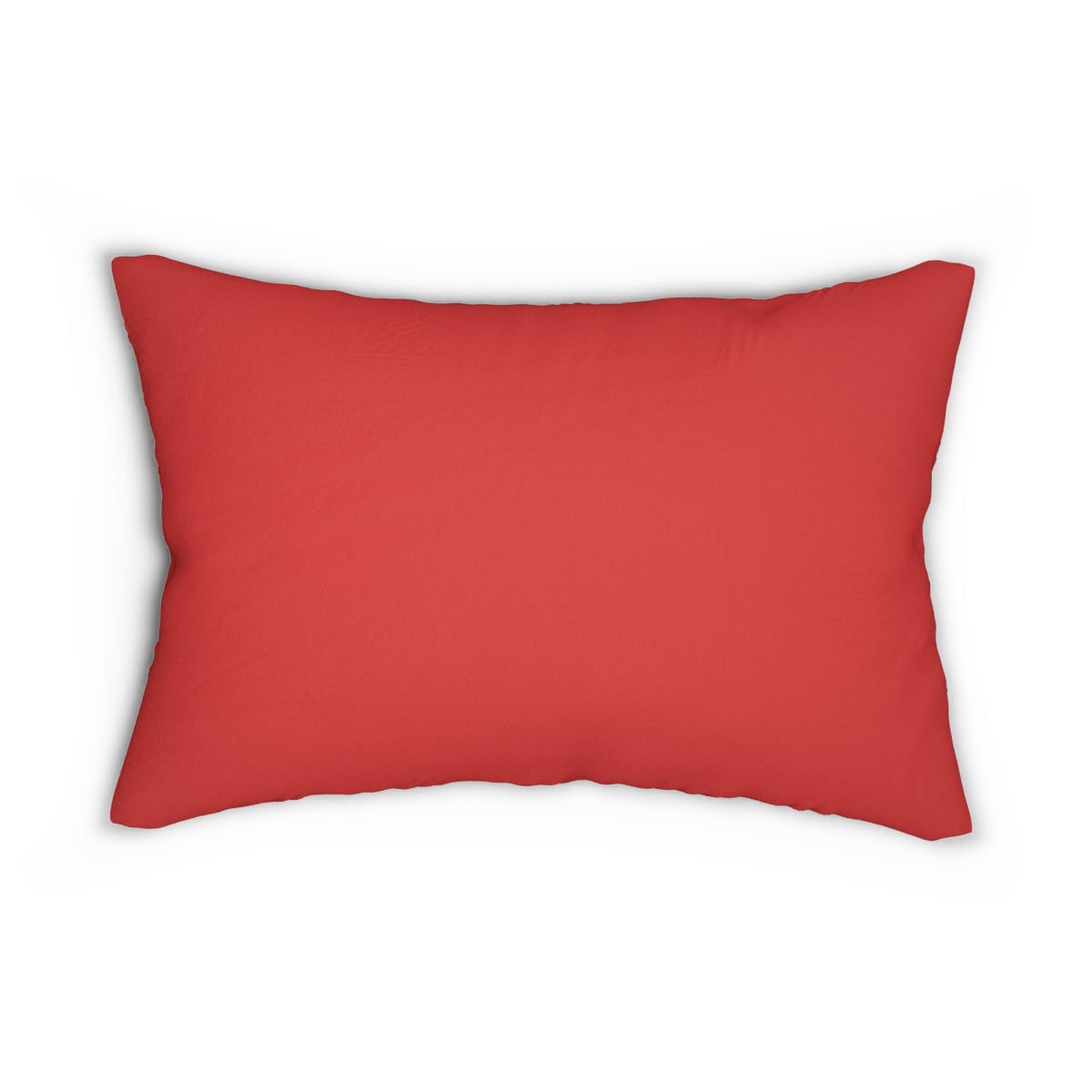 One Step at a Time Lumbar Pillow — Red Motivational Accent Pillow