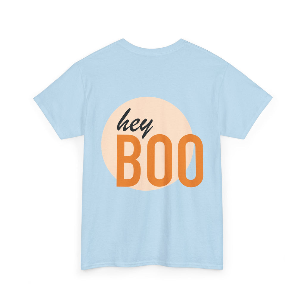 Halloween Skull Tee — “I Fucking Love Halloween!!” Front + Hey Boo Back