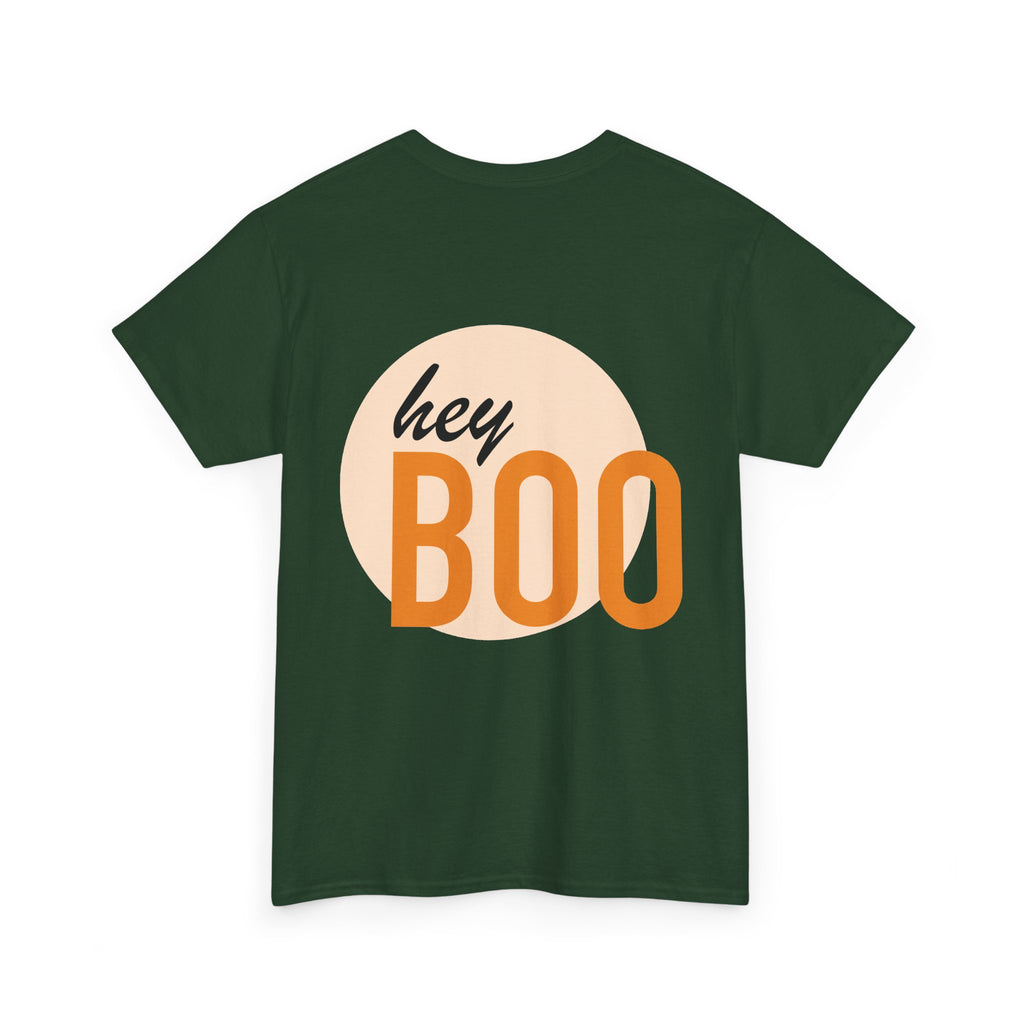 Halloween Skull Tee — “I Fucking Love Halloween!!” Front + Hey Boo Back
