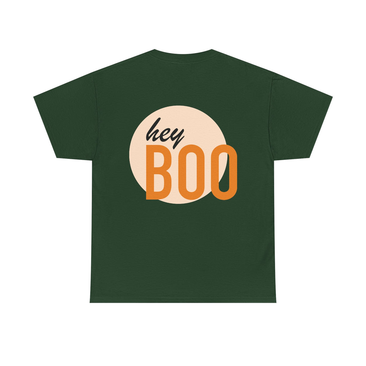 Halloween Skull Tee — “I Fucking Love Halloween!!” Front + Hey Boo Back