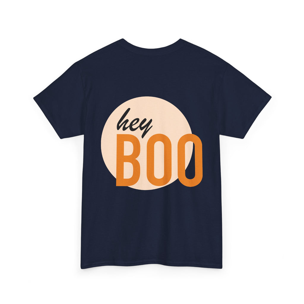 Halloween Skull Tee — “I Fucking Love Halloween!!” Front + Hey Boo Back