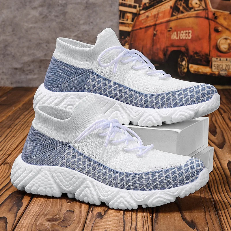 Wholesale Large Size Latest Lace up Sport Men Shoes Sneakers for Men Eva Sole Light Weight Sneaker