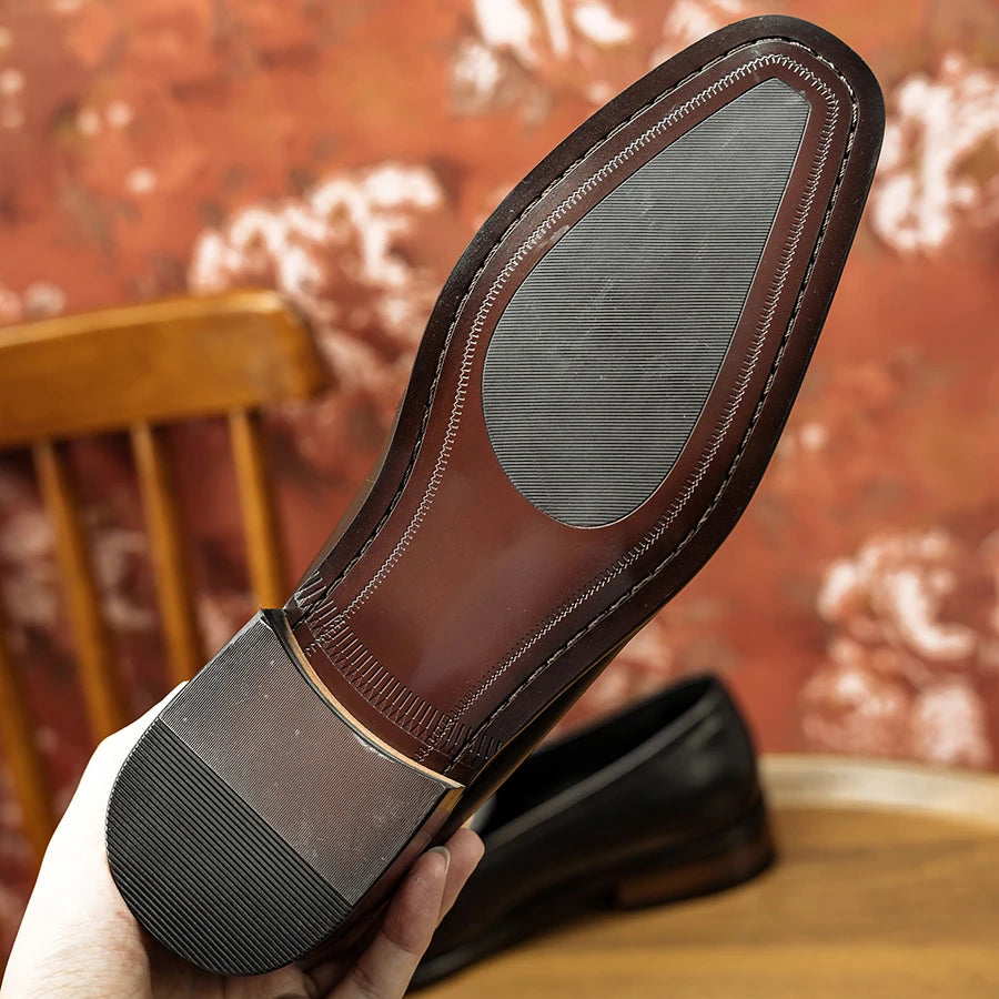 2025 Best Design Men Shoes Mens Luxury Loafers Genuine Leather