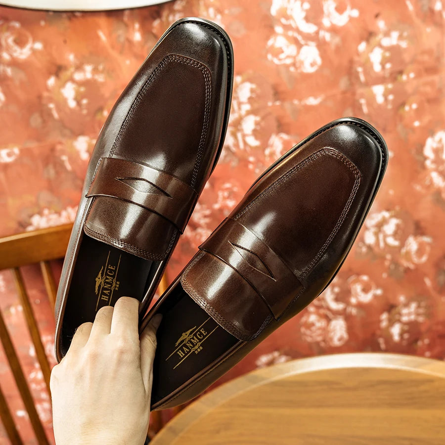 2025 Best Design Men Shoes Mens Luxury Loafers Genuine Leather
