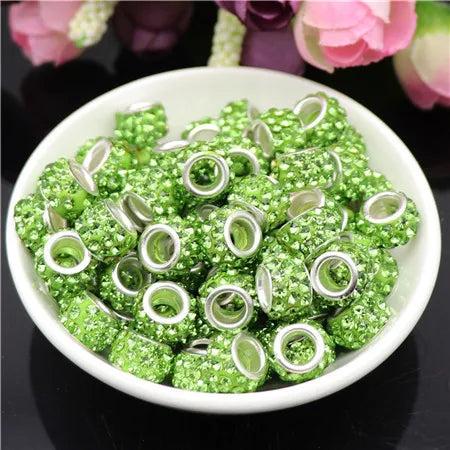 Mixed Colorful Crystal European Beads