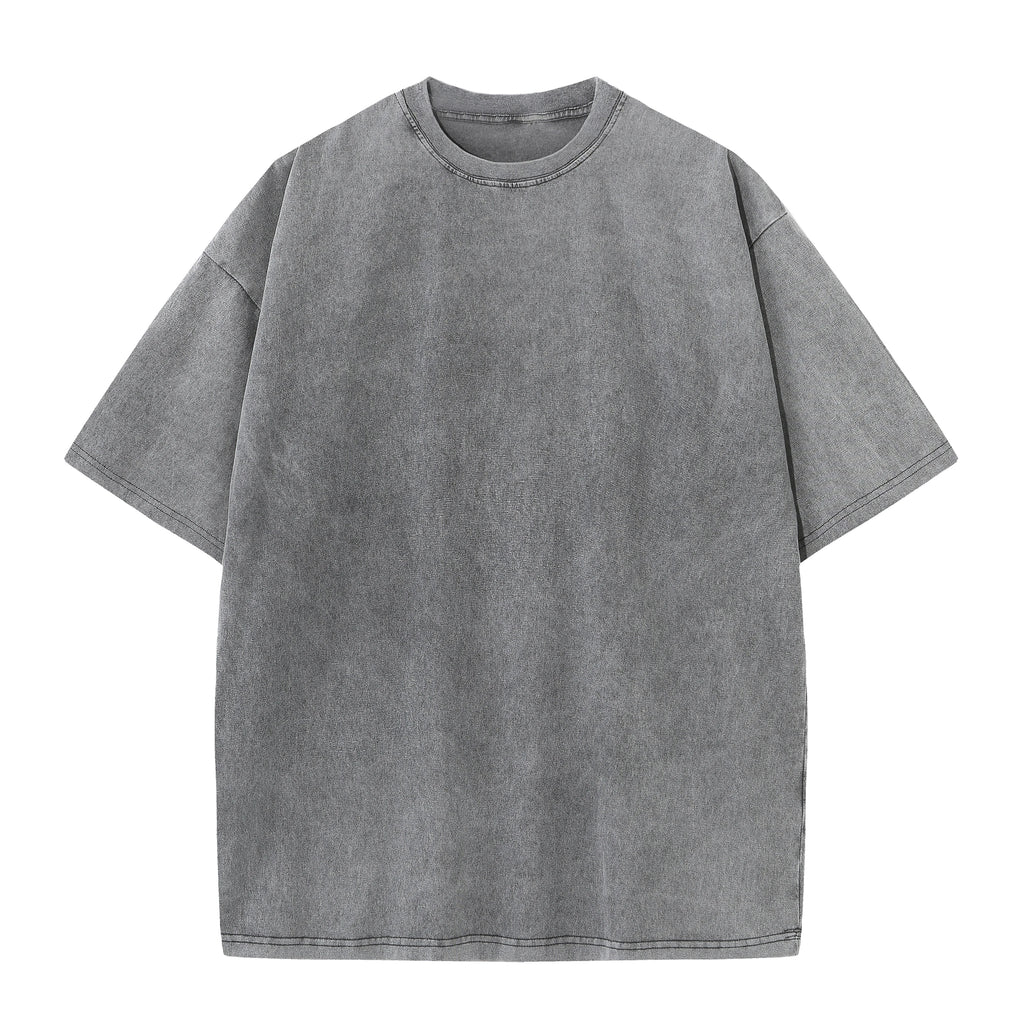Men’s Oversized 100% Cotton T-Shirt, Vintage Streetwear