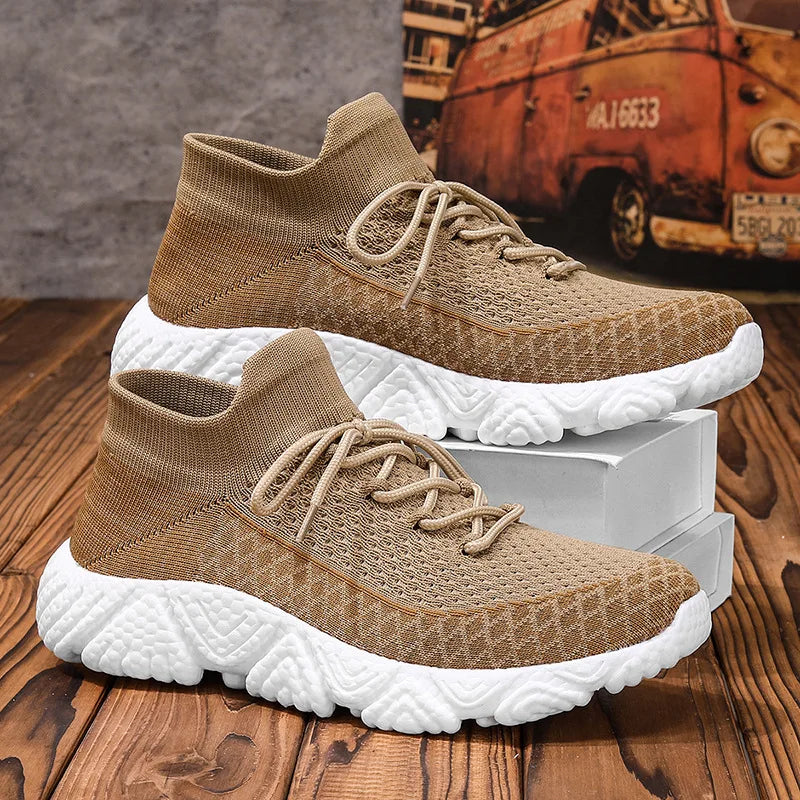 Wholesale Large Size Latest Lace up Sport Men Shoes Sneakers for Men Eva Sole Light Weight Sneaker