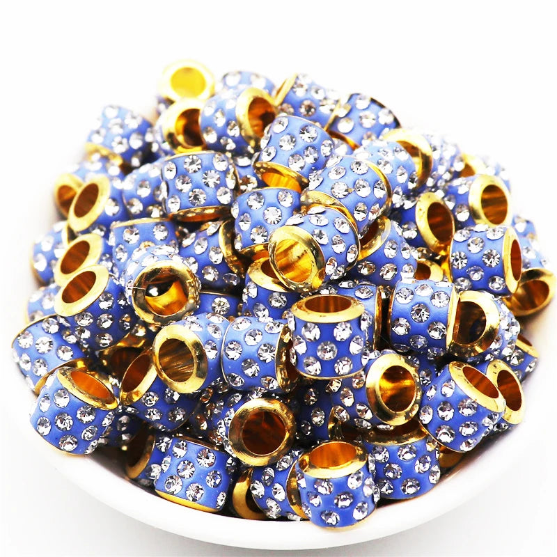 Mixed Colorful Crystal European Beads