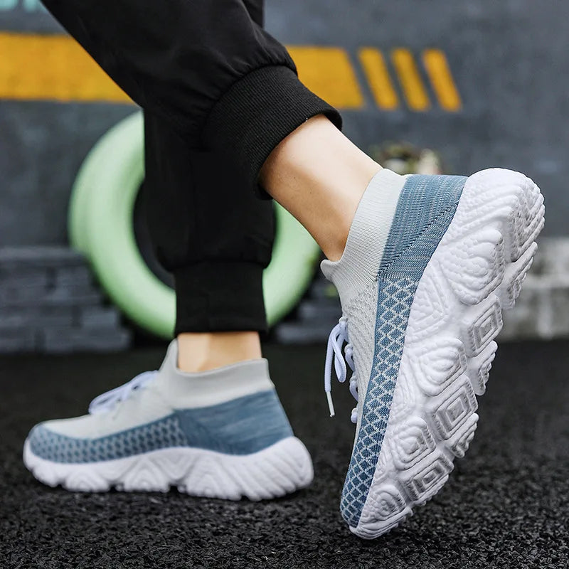 Wholesale Large Size Latest Lace up Sport Men Shoes Sneakers for Men Eva Sole Light Weight Sneaker