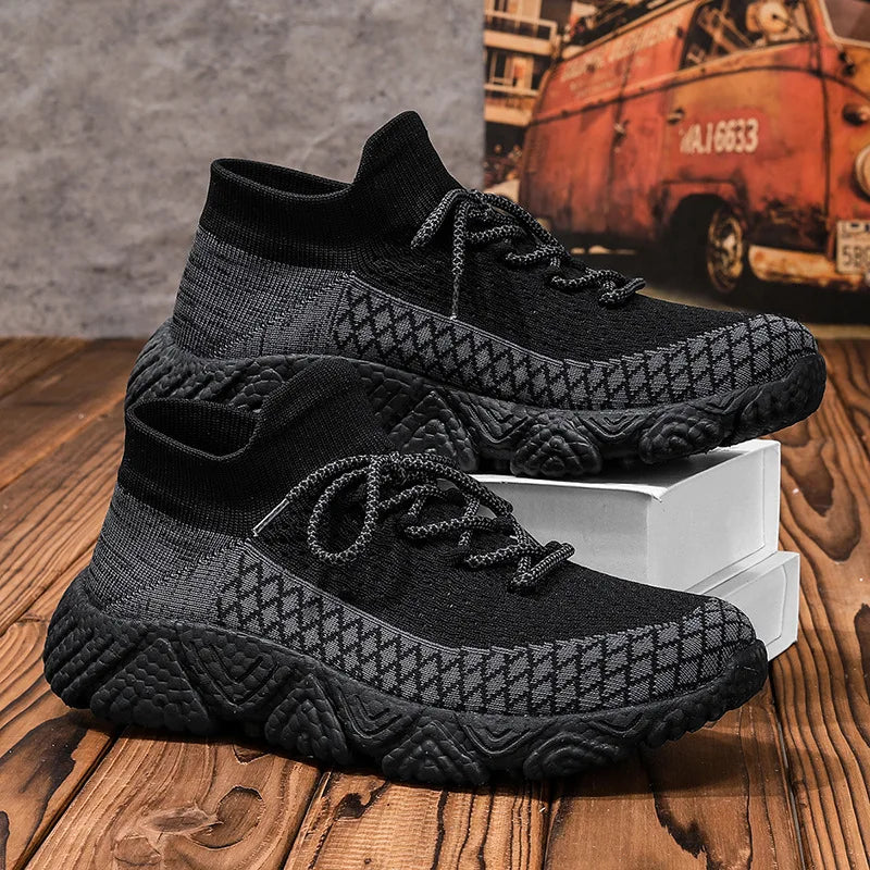 Wholesale Large Size Latest Lace up Sport Men Shoes Sneakers for Men Eva Sole Light Weight Sneaker