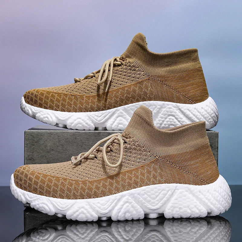 Wholesale Large Size Latest Lace up Sport Men Shoes Sneakers for Men Eva Sole Light Weight Sneaker