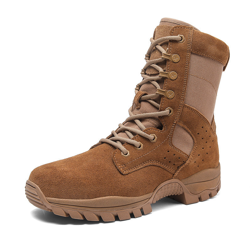 Men’s Waterproof Side-Zip Combat Boots
