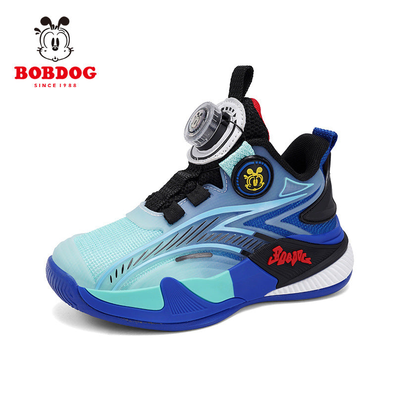 Babu bean boys basketball shoes 2025 spring new cuk boys sneaker mesh breathable outdoor sneakers