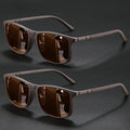 Vintage Square-Frame Sunglasses