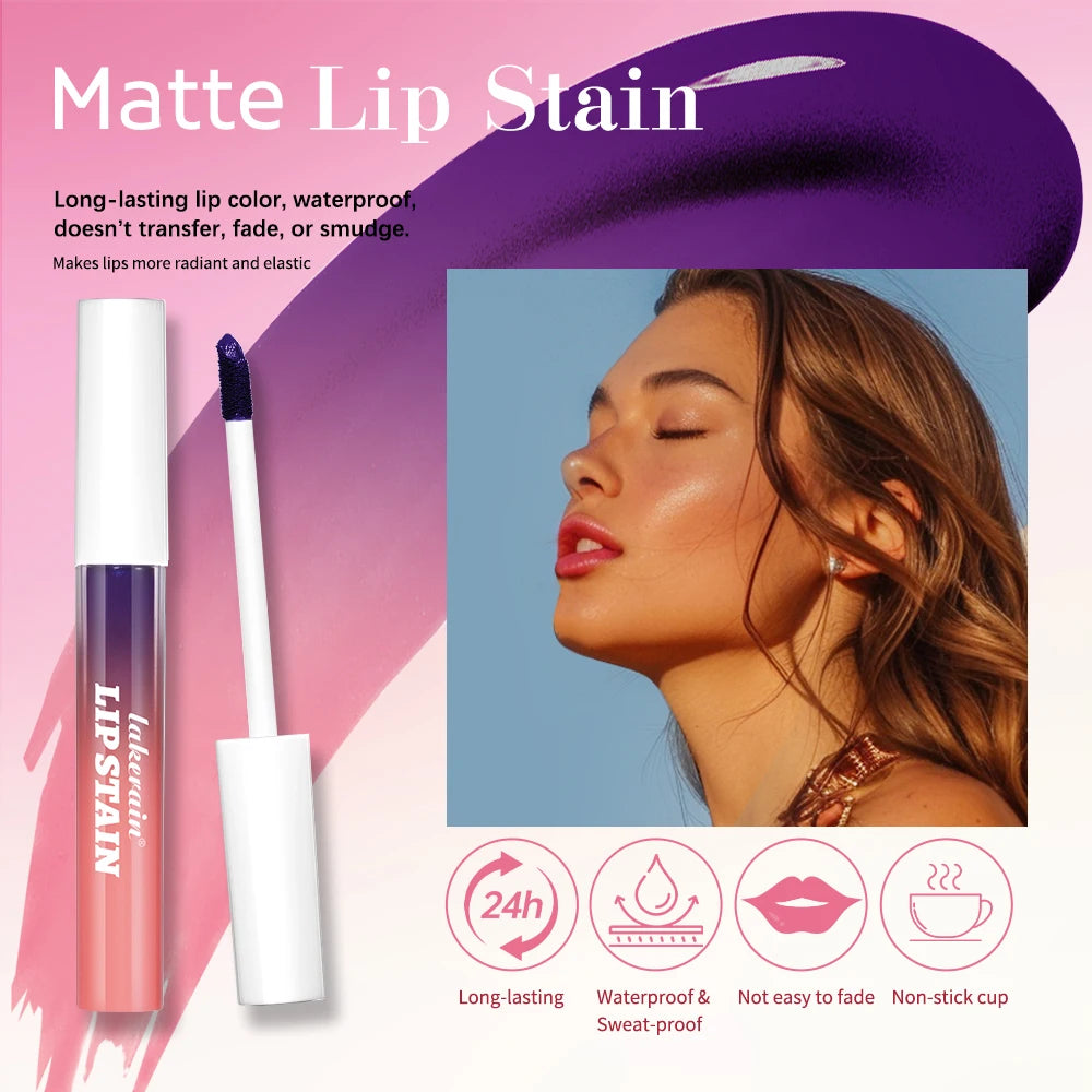 Peel-Off Lip Stain, Matte Lip Tint, 2.5 mL