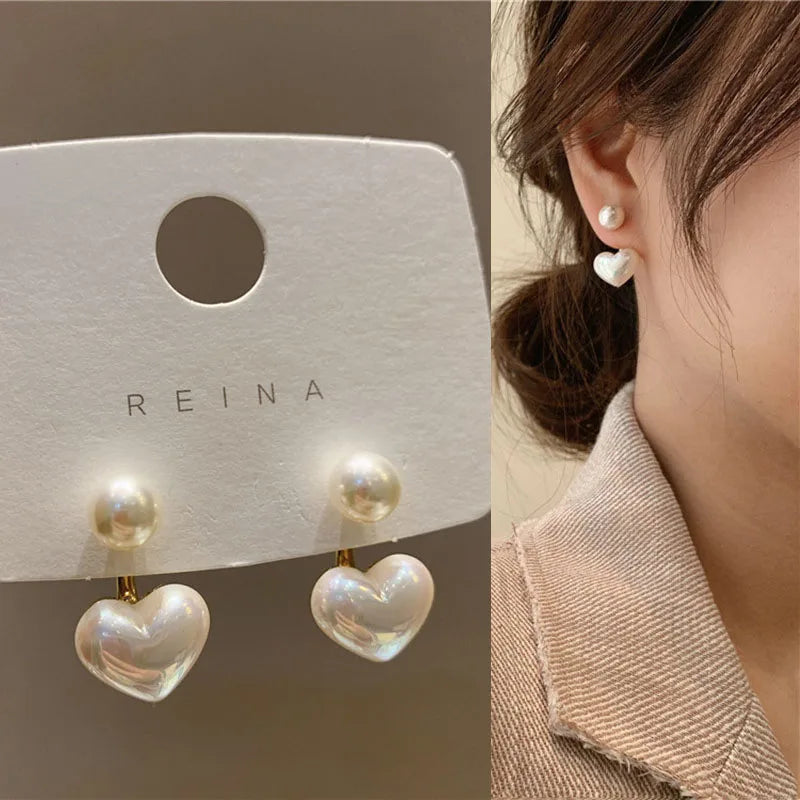 Korean-Style CZ Crystal Claw Earrings