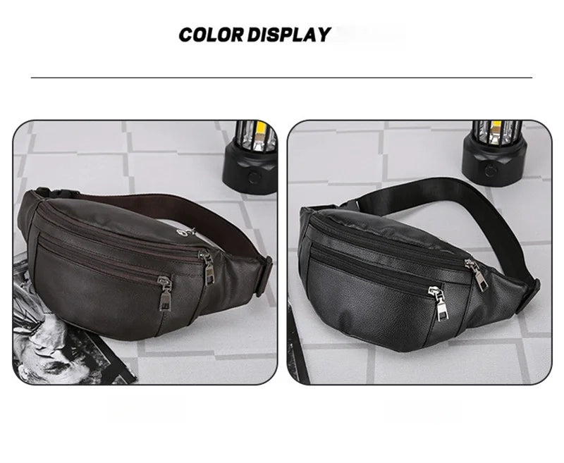 PU Leather Crossbody Sling Bag