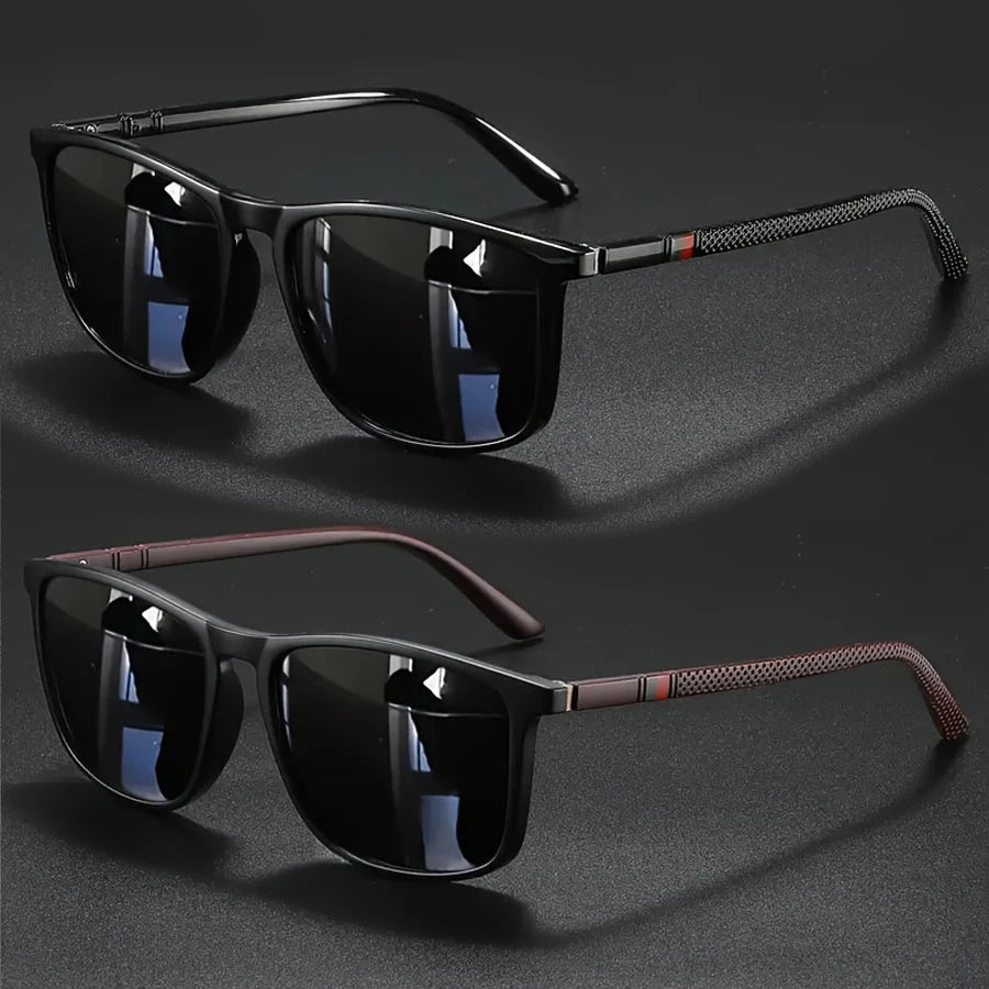 Vintage Square-Frame Sunglasses