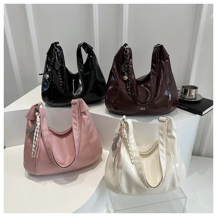 Women's Soft PU Shoulder & Crossbody Bag