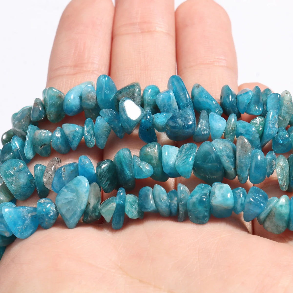 Natural Gemstone Chip Beads, 16-Inch Strands for DIY Jewelry