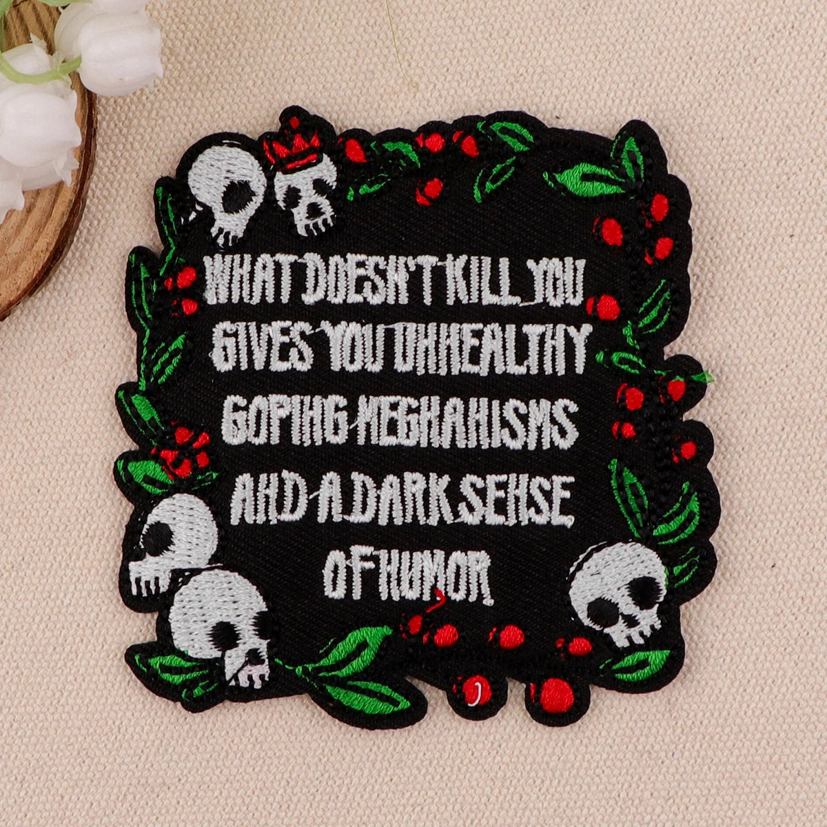 Horror & Anime Embroidered Iron-On Patch