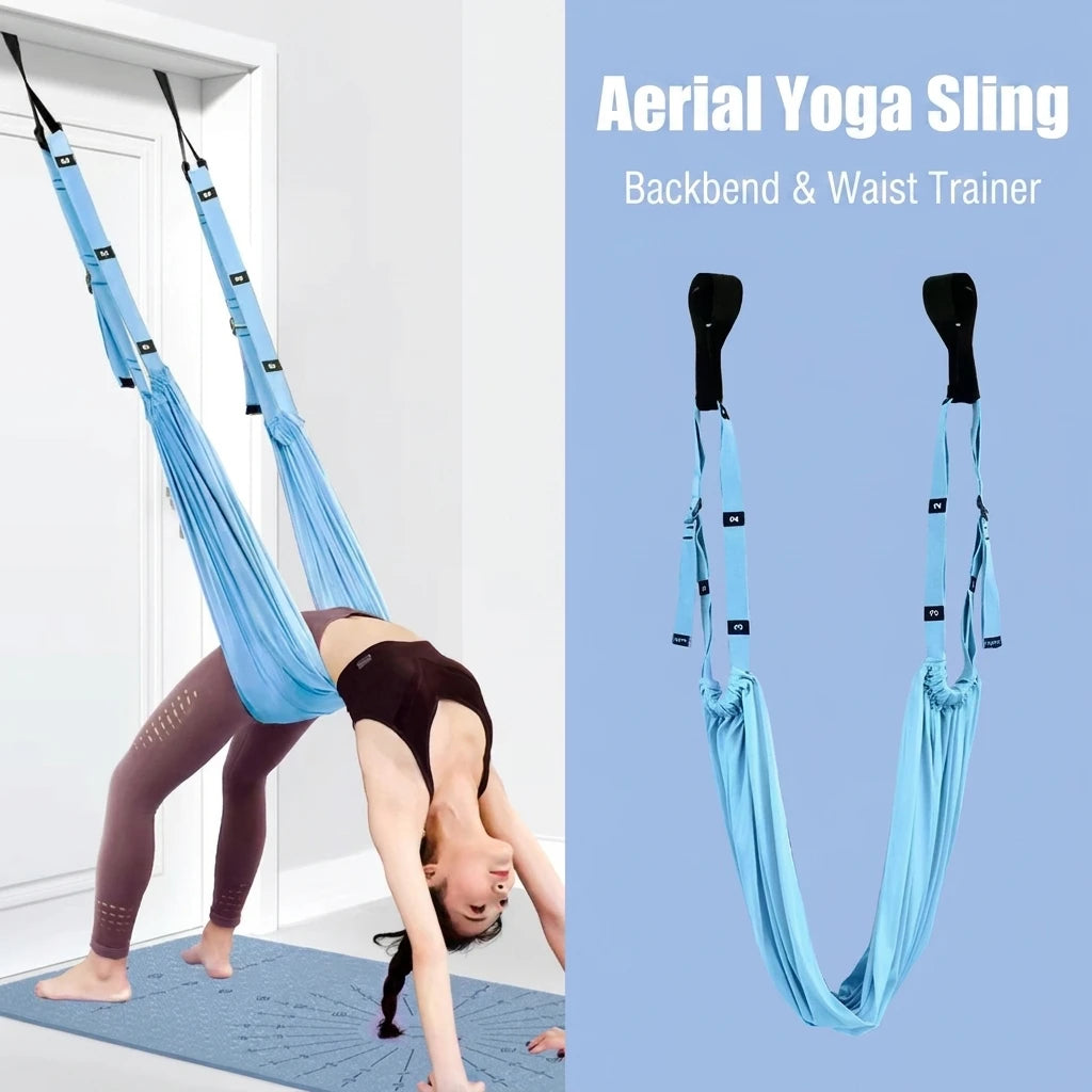Adjustable Aerial Yoga Hammock Strap, 330 lb Capacity