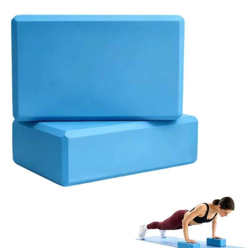 2/1pcs Yoga Building Blocks Cubes Pilates Bricks Reinforcement Mats Yoga Supplies Exercise Home Exercise Equipment Fitness Eva