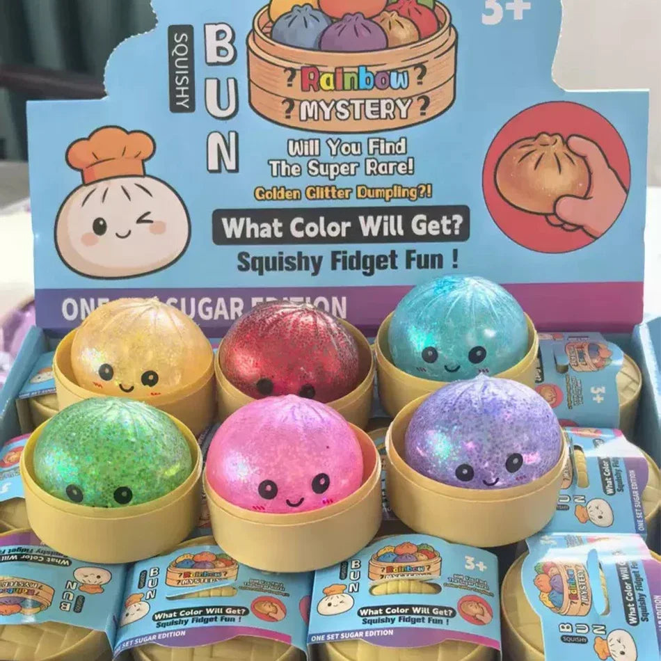 Glitter Dumpling Squishy with Box