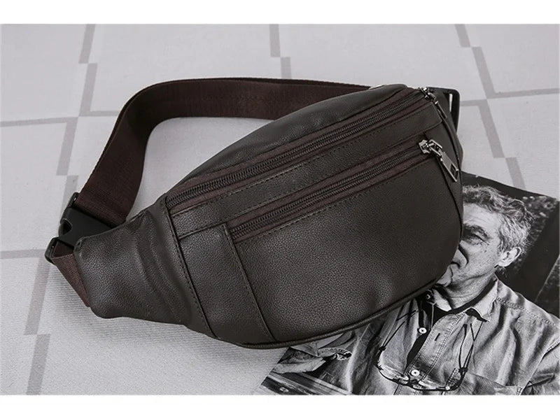 PU Leather Crossbody Sling Bag