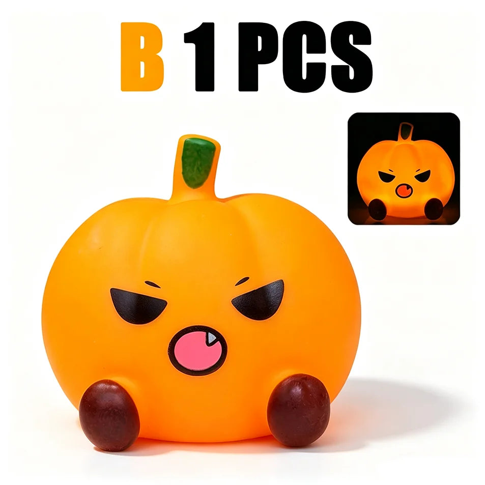 Halloween Ghost, Witch Hat & Pumpkin Night Light