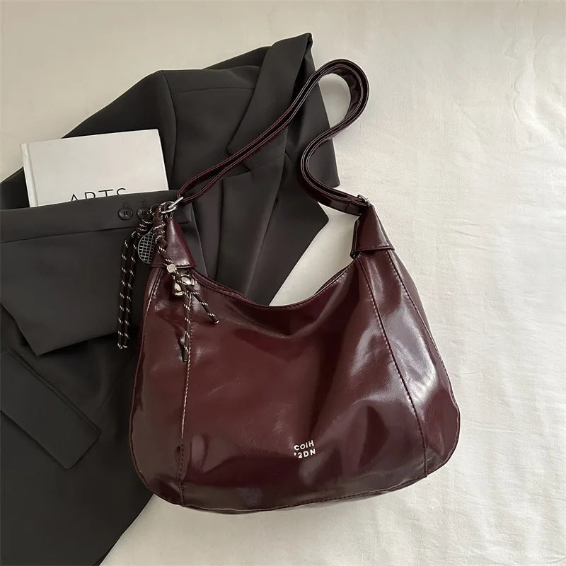 Women's Soft PU Shoulder & Crossbody Bag