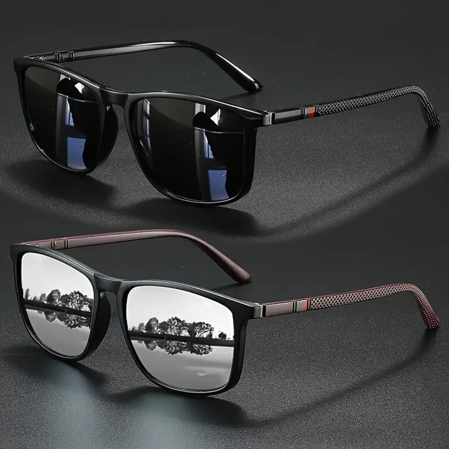 Vintage Square-Frame Sunglasses