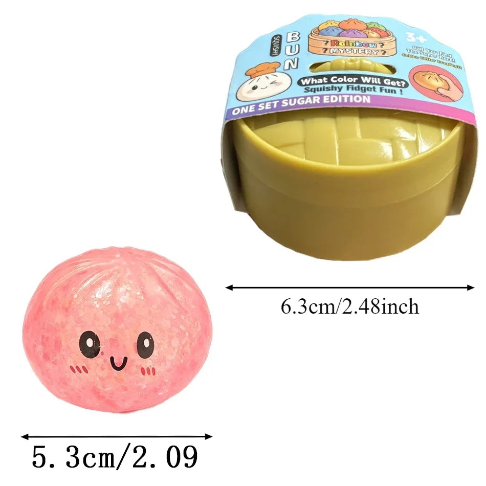 Glitter Dumpling Squishy with Box