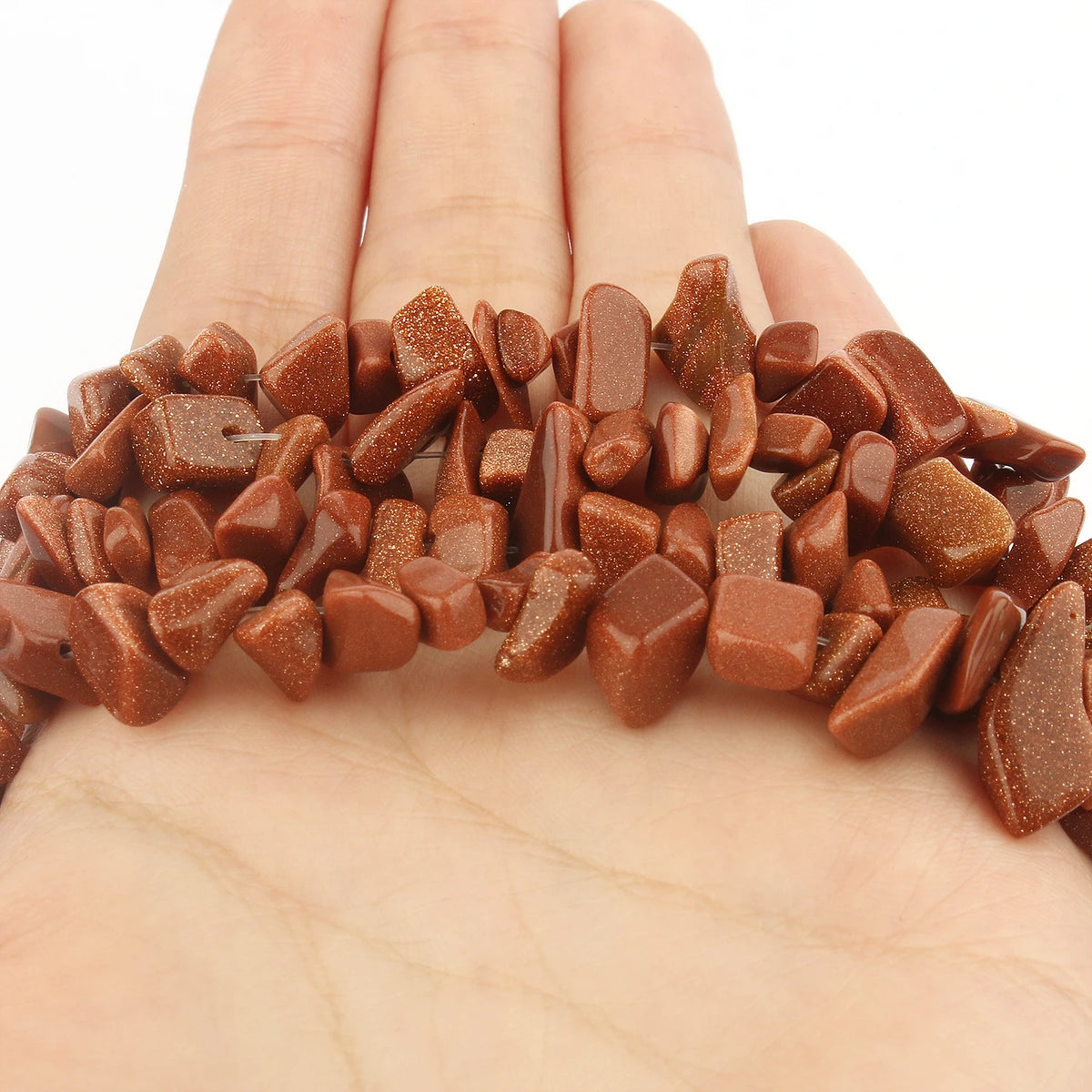 Natural Gemstone Chip Beads, 16-Inch Strands for DIY Jewelry