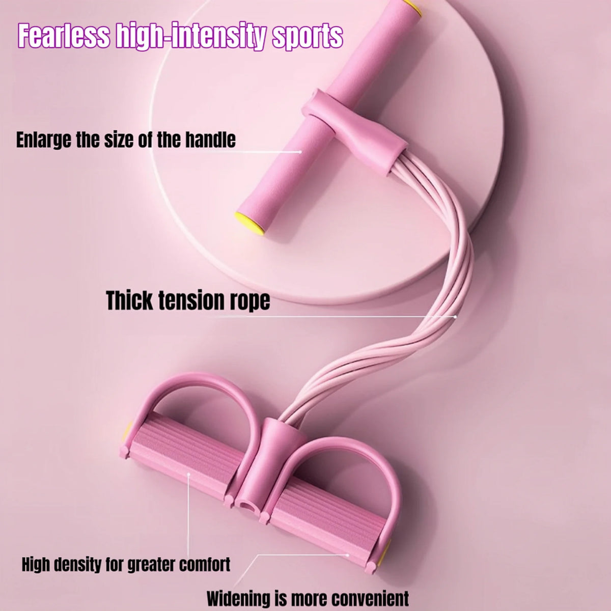 Resistance Tube Workout Set with Foot Pedal, 4, 6, or 8 Tubes