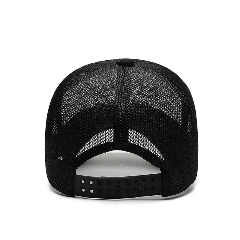 Embroidered Mesh Baseball Cap