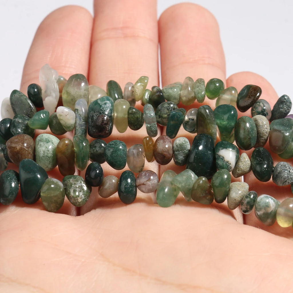 Natural Gemstone Chip Beads, 16-Inch Strands for DIY Jewelry
