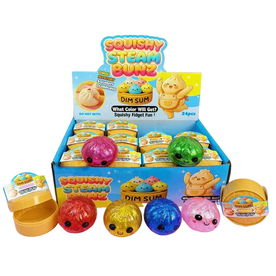 Glitter Dumpling Squishy with Box