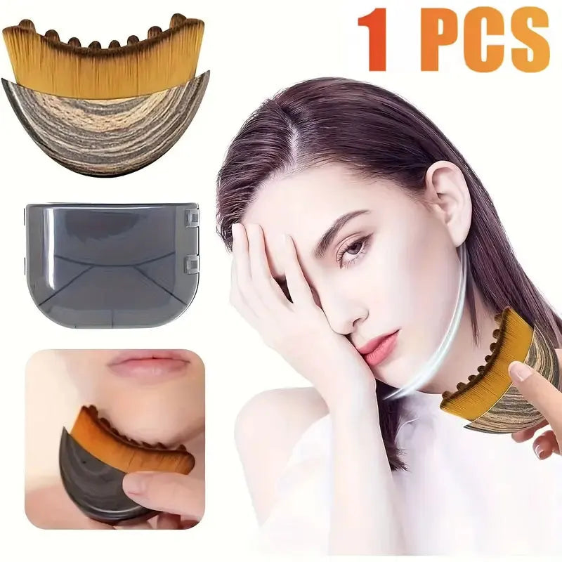Lymphatic Contour Face Brush, Chin &Jawline Sculpting, Drainage Massager for Face