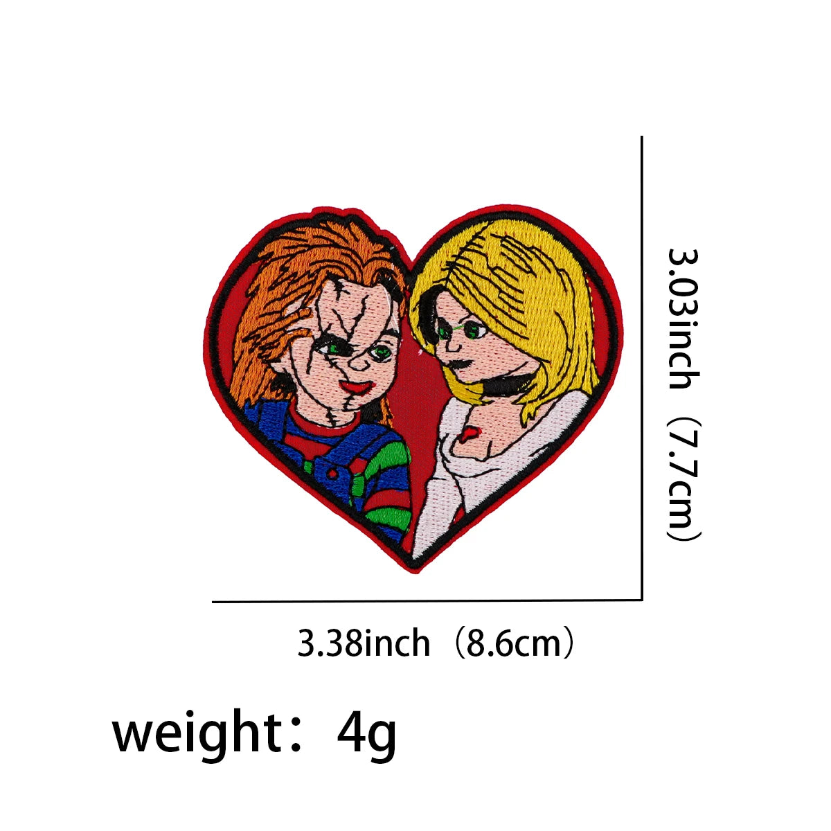 Horror & Anime Embroidered Iron-On Patch