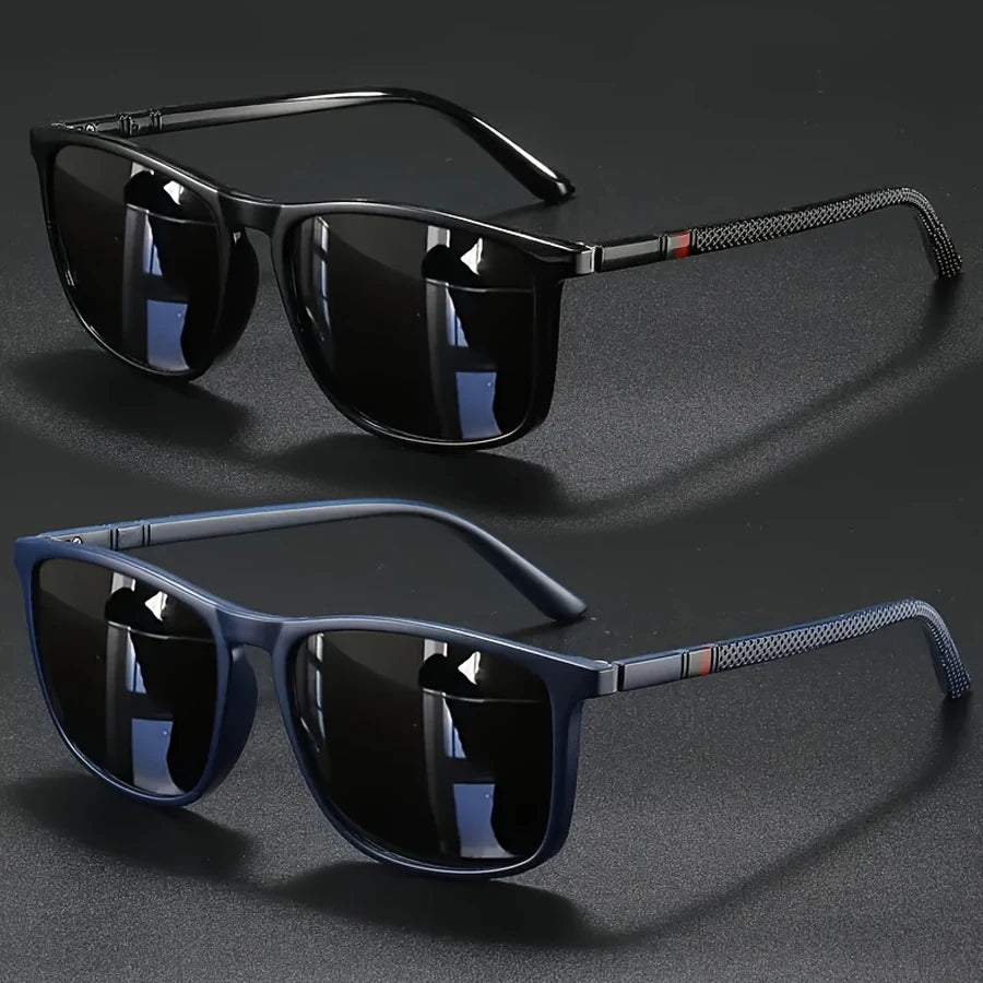 Vintage Square-Frame Sunglasses
