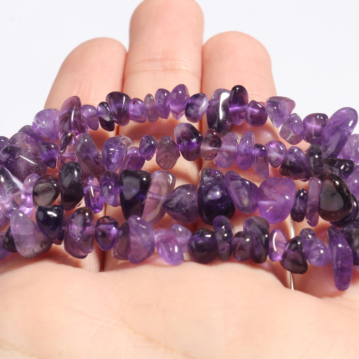 Natural Gemstone Chip Beads, 16-Inch Strands for DIY Jewelry