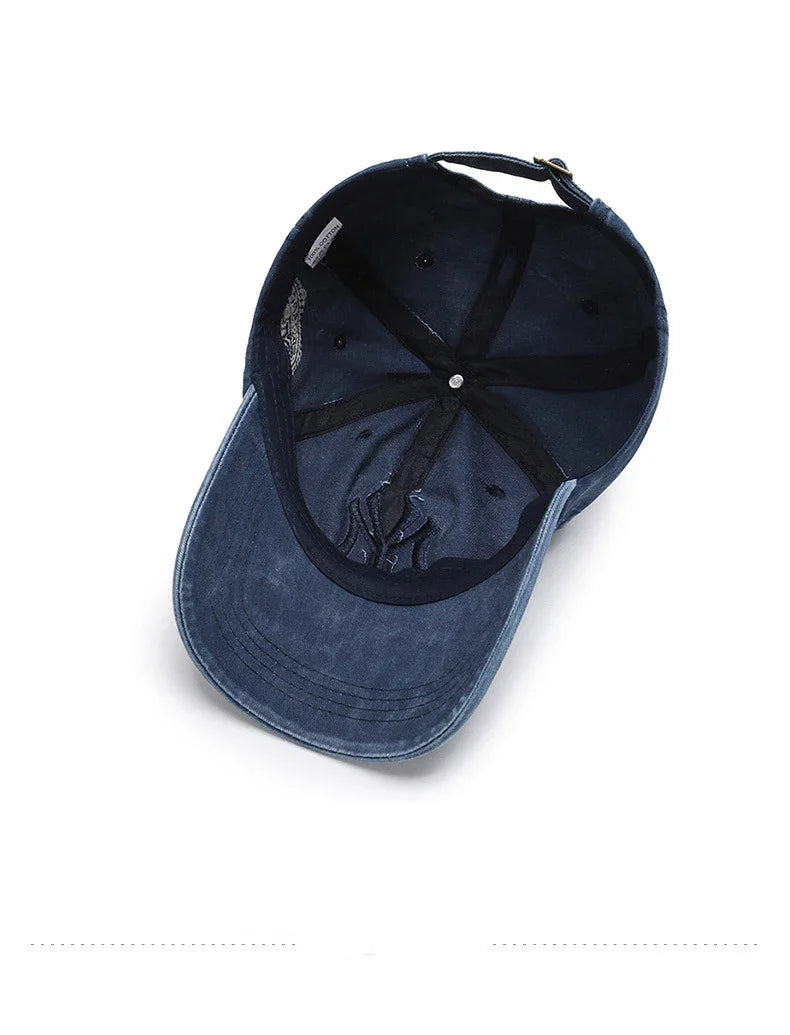 Letter Embroidered Cotton Baseball Cap