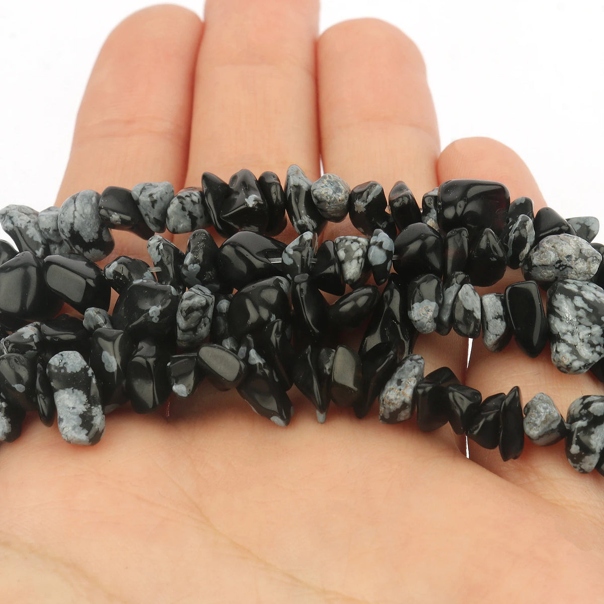 Natural Gemstone Chip Beads, 16-Inch Strands for DIY Jewelry