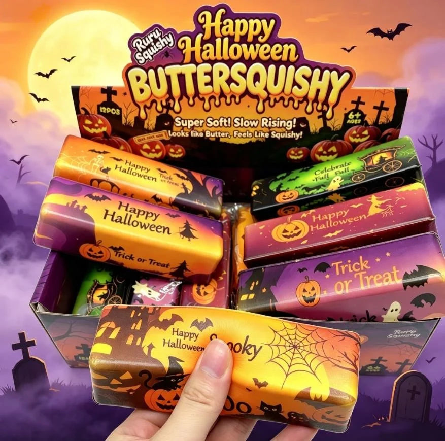 Halloween Squishy Butter Stick Stress Relief Toy