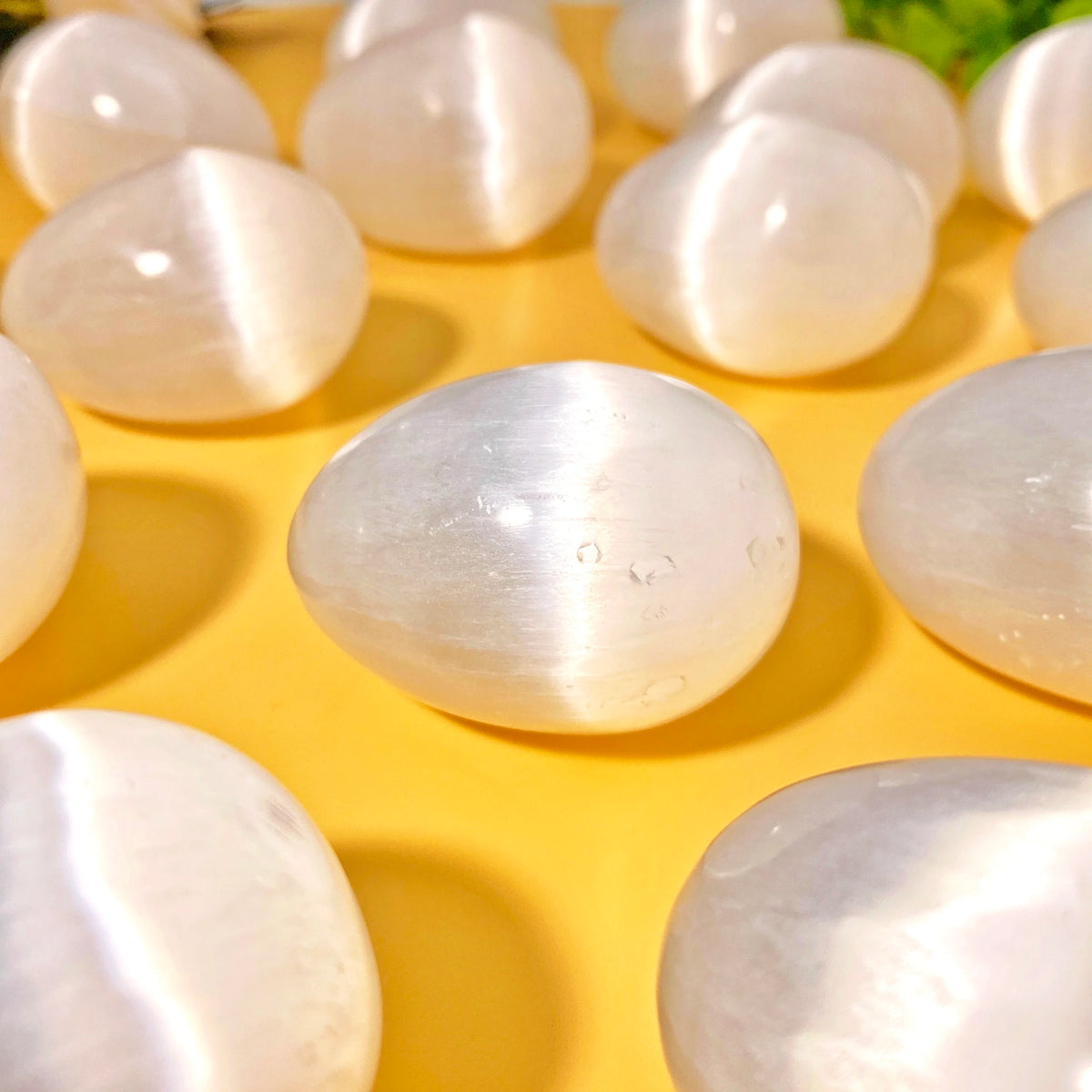 Natural Selenite Crystal Egg, 50–100g