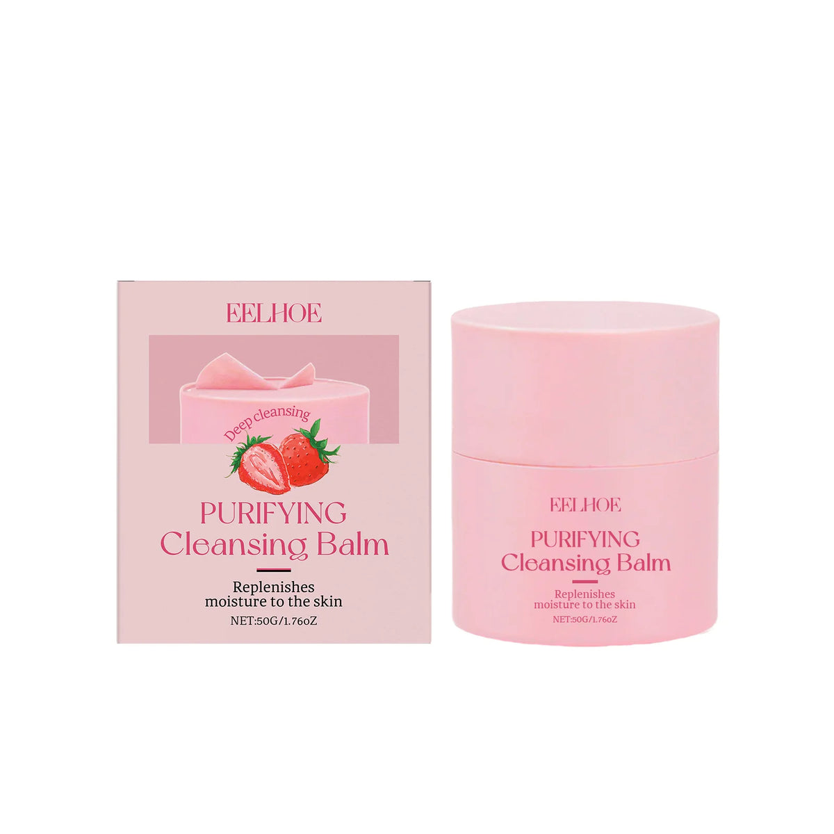 EELHOE Strawberry Cleansing Balm, 50 g Makeup Remover