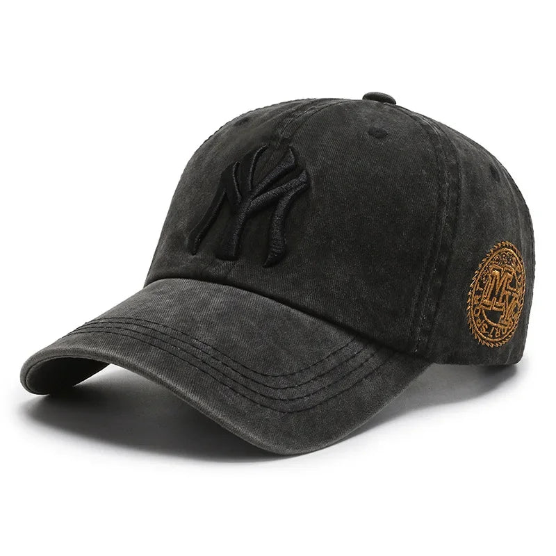Letter Embroidered Cotton Baseball Cap