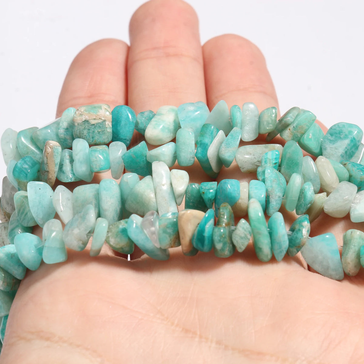 Natural Gemstone Chip Beads, 16-Inch Strands for DIY Jewelry